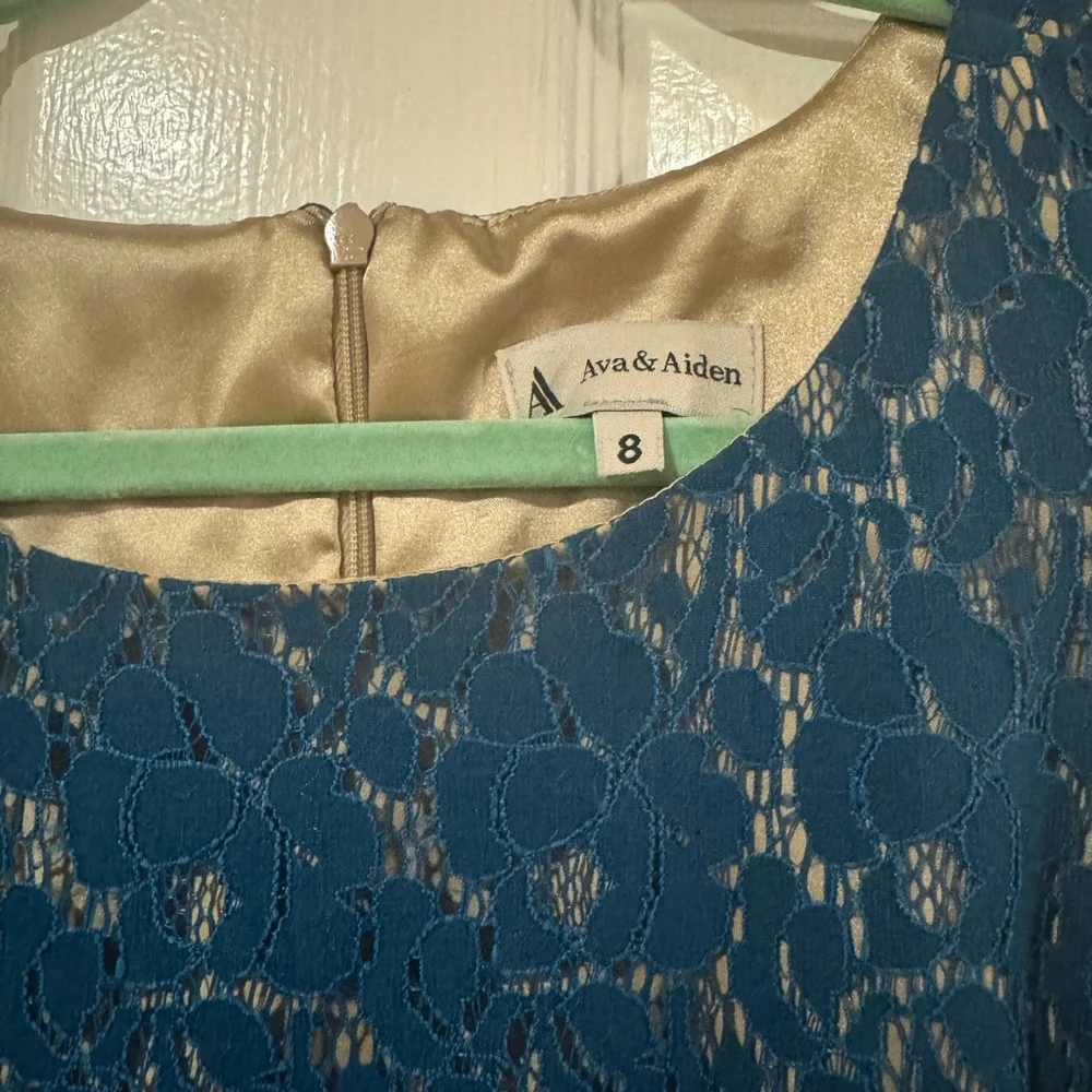 Ava & Aiden Lace Sheath Dress. - Picture 3 of 3